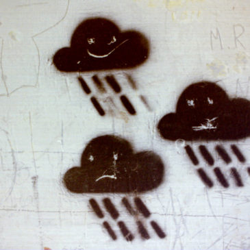 Rysunki znalezione na&nbsp;praskich murach