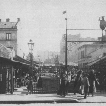 Wejście na Bazar Różyckiego od strony ul. Ząbkowskiej